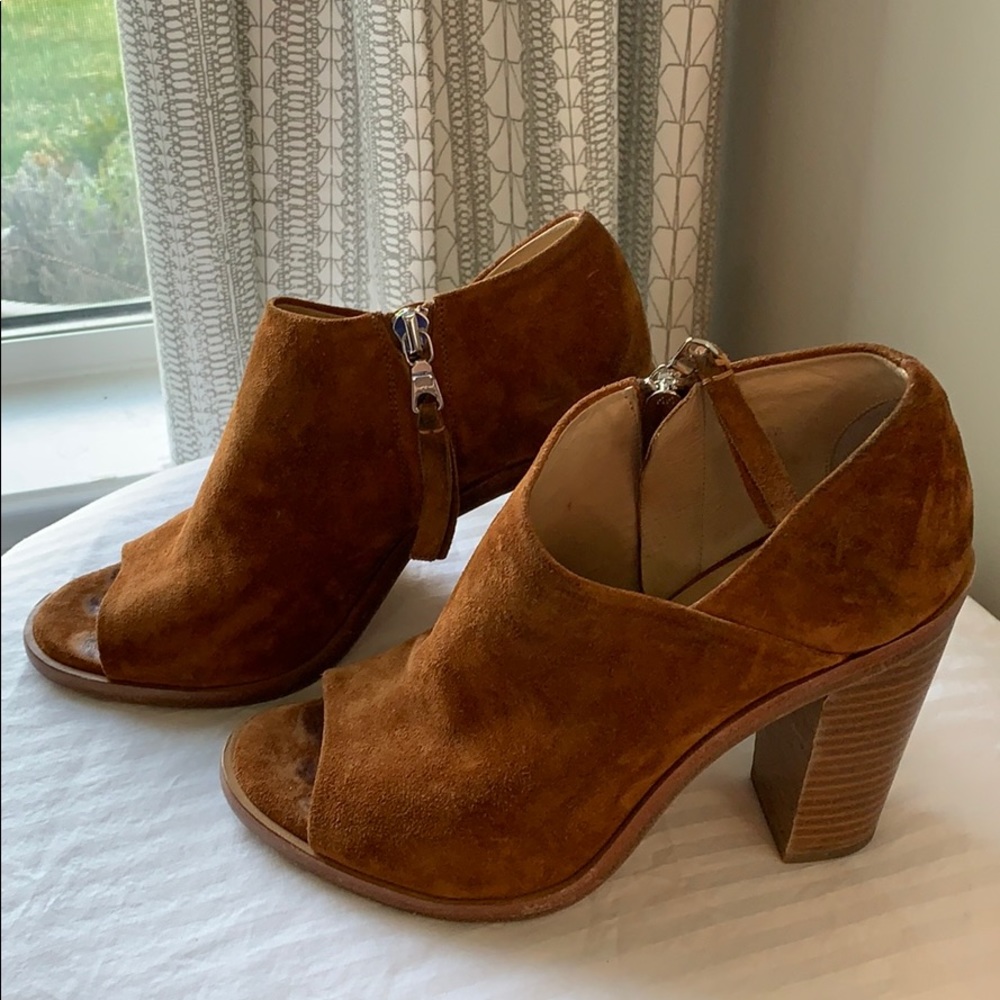 Rag And Bone Peep Toe Booties Size 8 - image 3